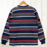 【Men's L ネイビー系】 Barbarian ( バーバリアン ) ラグビーシャツ ラガーシャツ クルーネック カナダ製 コットン ウェア トップス インナー シャツ ロングスリーブシャツ z00050142 ロングスリーブシャツ インナー シャツ トップス - 【公式】2ndGEAR（セカンドギア）Webショップ【登山用品・アウトドア用品専門 買取販売店】