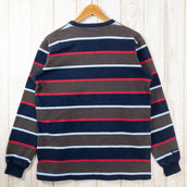 【Men's L ネイビー系】 Barbarian ( バーバリアン ) ラグビーシャツ ラガーシャツ クルーネック カナダ製 コットン ウェア トップス インナー シャツ ロングスリーブシャツ z00050142 ロングスリーブシャツ インナー シャツ トップス - 【公式】2ndGEAR（セカンドギア）Webショップ【登山用品・アウトドア用品専門 買取販売店】