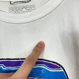 【Women's S ホワイト系】 2021 Patagonia ( パタゴニア ) キャプリーン クール デイリー グラフィック シャツ Capilene Cool Daily Graphic Shirt ポリエステル ウェア トップス インナー シャツ ショートスリ