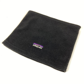 【OneSize ブラック系】 2003 Patagonia ( パタゴニア ) シンチラ ネックゲイター 入手困難 旧ロゴ 刺繍ロゴ フリース ウェア ウェア小物 ネックウェア ネックゲイター ネックウォーマー z00054231  ネックゲイター ネックウォーマ