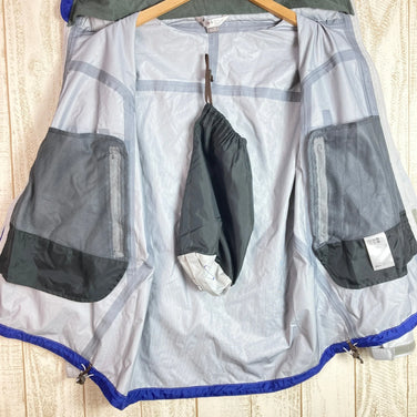 [Women's M Gray] Mizuno Bergtech EX Storm Saver V Rain Suit Nylon Wear Setup Rain Suit Rain Shell z0005189