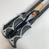 One Size Purple Kizaki Trekking Poles, 3-Section Walking Sticks, Set of 2, Aluminum, Trekking Poles, z00054186