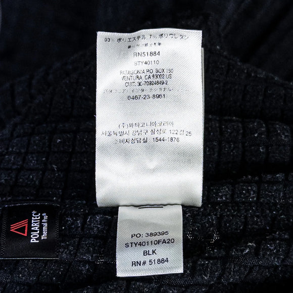 【Men's XS ブラック系】 Patagonia ( パタゴニア ) アール ワン プルオーバー R1 Pullover BLK ポリエステル ウェア トップス アウター ジャケット フリース z00053063 BLK フリース アウター ジャケット トップス