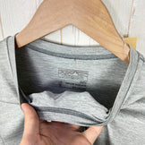 【Men's M グレー系】 Patagonia ( パタゴニア ) キャプリーン ベースレイヤー Caplene Baselayer ウェア トップス インナー シャツ ショートスリーブTシャツ クルーネック 化繊 z00054258  化繊 ショートスリーブT