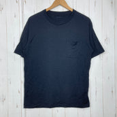 【Men's L ブラック系】 Elkex(エルケクス) メリノウール クルーネック ティー Merino Wool Crew Neck Tee メリノウール ウェア トップス インナー シャツ ショートスリーブTシャツ クルーネック ウール z00059317