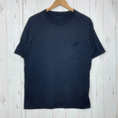 【Men's L ブラック系】 Elkex(エルケクス) メリノウール クルーネック ティー Merino Wool Crew Neck Tee メリノウール ウェア トップス インナー シャツ ショートスリーブTシャツ クルーネック ウール z00059317