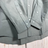 男式 XL Green Ridge Mountain Gear 基本款长袖衬衫，灰绿色，涤纶，上衣，内衣，长裤