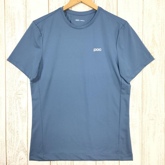 【Men's S ブルー系】 Poc ( ポック ) エア Tシャツ Air Tee 52337 International Men's Calcite Blue 化繊 ショートスリーブTシャツ クルーネック インナー シャツ トップス ウェア