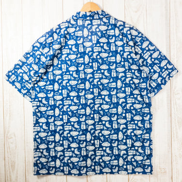 【Men's XL ブルー系】 Montbell ( モンベル ) クールメッシュ アロハシャツ ポリエステル ウェア トップス インナー シャツ ショートスリーブシャツ 化繊 z00051106 化繊 ショートスリーブシャツ インナー シャツ トップス ウェア - 【公式】2ndGEAR（セカンドギア）Webショップ【登山用品・アウトドア用品専門 買取販売店】
