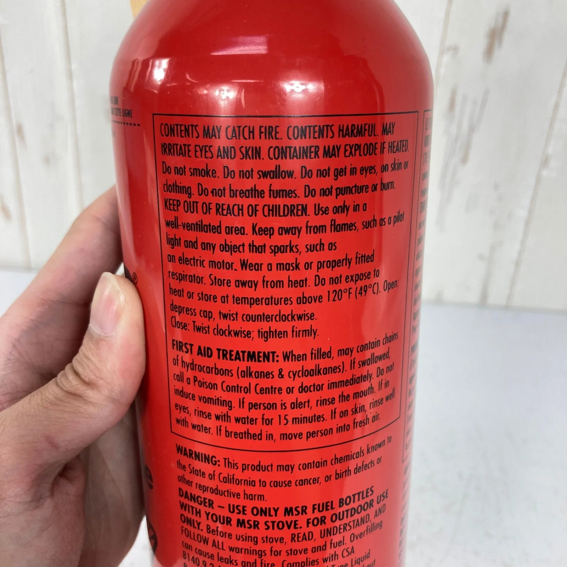 OneSize レッド系】 Msr ( エムエスアール ) フューエル ボトル 30oz