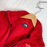 男士小号红色北面 Versa Air 拉链夹克 (Z00057040)