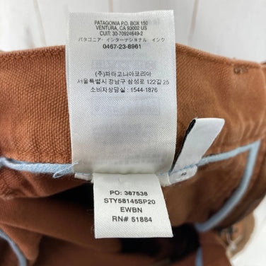 【Men's 31 Brown】 2020 Patagonia Road To Regenerative Stand Up Shorts EWBN / Erthwrm Brown Discontinued