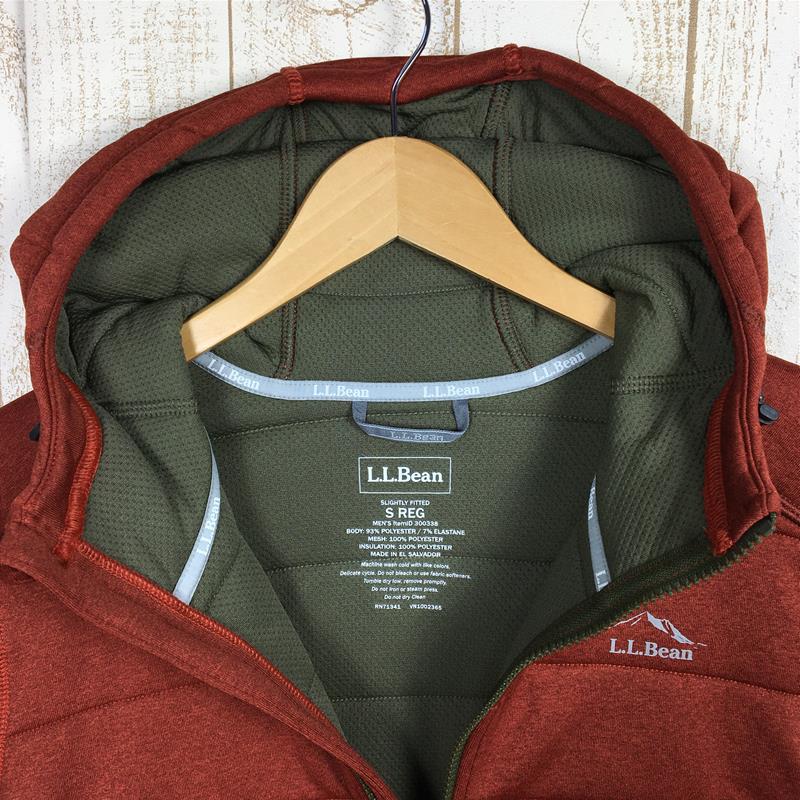 【男款S红色系列】Llbean Primaloft Mountain Pro Hoodie 全拉链 Primaloft Mountain Pro Hoodie 全拉链 Primaloft 金色主动保温夹克 3