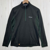 【Men's M グリーン系】 Montbell ( モンベル ) メリノウールプラス アクション ジップネック Merino Wool Plus Action Zip Neck メリノウール ウェア トップス インナー シャツ ロングスリーブシャツ 化繊 z000