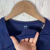 【Men's XL ネイビー系】 Montbell ( モンベル ) ジオライン L.W.ラウンドネックシャツ ポリエステル ウェア トップス インナー シャツ ロングスリーブTシャツ クルーネック 化繊 z00058472  化繊 ロングスリーブTシャツ クルーネッ