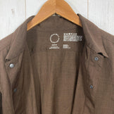 [Unisex M Brown] Yamatomichi Merino Shirt Merino Wool Wear Tops Inner Shirt Long Sleeve Shirt Wool z00058595 Wool Long Sleeve Shirt Inner Shirt