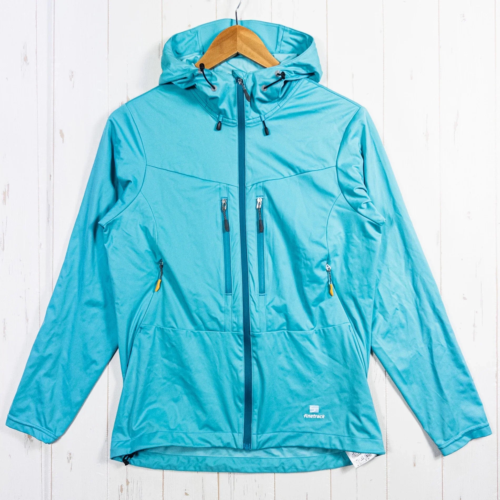 finetrack - 【Women's M ブルー系】 Finetrack ( ファイントラック ) ニュウモラップフーディ Nyumo Wrap Hoody ミント ポリエステル ウェア トップス アウター ジャケット ソフトシェル Women's M ブルー系】 Finetrack ( ファイントラック ) ニュウモラップ