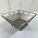 【OneSize シルバー系】 Vargo ( ヴァーゴ ) チタニウムファイヤーボックス（網なし） Titanium Fire Box (No Grill) T-319 z00056886  焚き火台 キャンピングギア-3