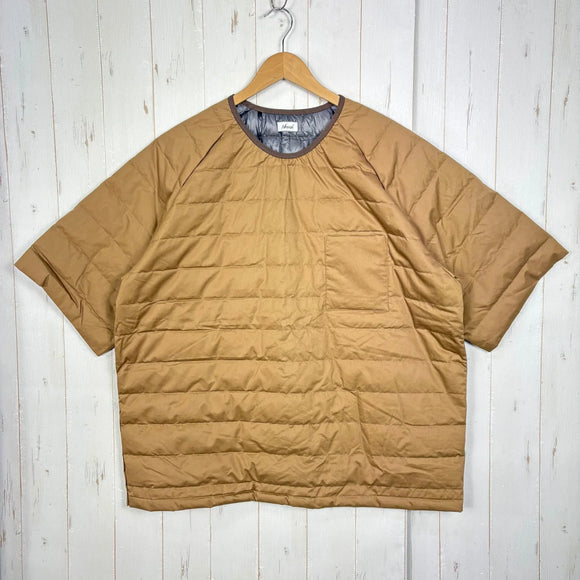 【Unisex OneSize カーキ系】 Nanga ( ナンガ ) コットン ピーチ ダウン ビッグ ティー Cotton Peach Down Big Tee N1PD COYOTE z00056061 COYOTE ダウンインサレーション アウター ジャケット トップス