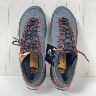 [Men's 26.7cm Gray] La Sportiva TX4 Evo Carbon / Cherry Tomato Footwear Approach Shoes z00057877 Carbon / Cherry Tomato Approach Shoes Footwear