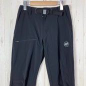 【Men's XS ブラック系】 Mammut ( マムート ) アジリティ パンツ アジアンフィット Aegility Pants AF 4WAYストレッチ 耐久撥水 一体型ベルト ナイロン ウェア ボトムス ロングパンツ ソフトシェル z00061313  ソフト
