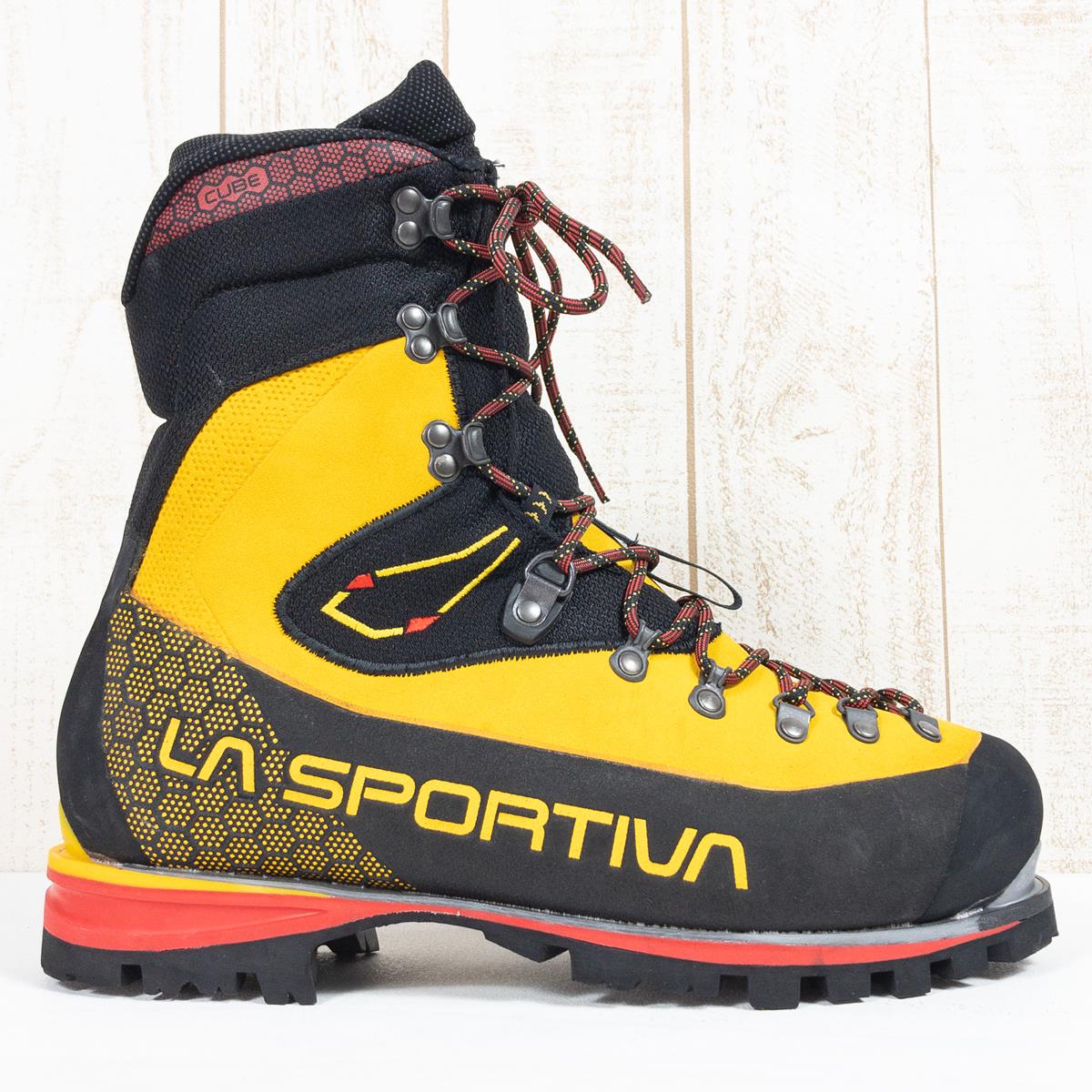 【Men's 27.3cm イエロー系】 La Sportiva ( ラ・スポルティバ ) ネパール キューブ Gtx Nepal Cube Gtx 厳冬期用 ワンタッチアイゼン対応 マウンテニアリング ブーツ 21K Men's  厳冬期用アルパインブーツ フットウェア