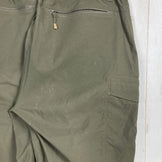 Montbell Convertible Cargo Pants, Men's Small, Green. Khaki Green Nylon. (z00054065)