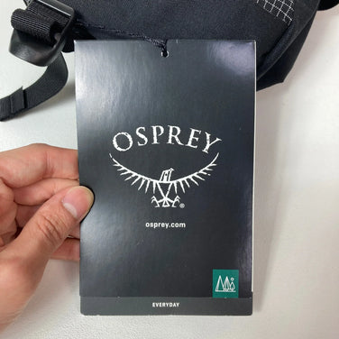 【OneSize ブラック系】 Osprey ( オスプレー ) ヘリテージ ウエストパック 8 Heritage Waist Pack 8 ブラックホワイトグリッド 生産終了モデル 入手困難 旧タグ 復刻モデル ナイロン バッグ ストレージ ウエストバッグ ヒップ