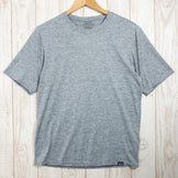 【Men's S グレー系】 Patagonia ( パタゴニア ) キャプリーン クール デイリー シャツ Cap Cool Daily Shirt Tシャツ ポリエステル 45215 International Men's FEA 化繊 ショートスリーブTシャ - 【公式】2ndGEAR（セカンドギア）Webショップ【登山用品・アウトドア用品専門 買取販売店】