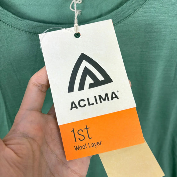 【Women's S グリーン系】 Aclima ( アクリマ ) ライトウール クラシック ティー LightWool Classic Tee 106820 362 DARK IVY z00055904 362 DARK IVY ウール ショートスリーブTシャツ クル