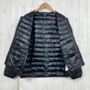 【Men's M ブラック系】 Montbell ( モンベル ) スペリオダウン ラウンドネックジャケット Men's Superior Down Round Neck Jacket BK 800FP EXダウン スナップボタン ダウン ウェア トップス アウター-3