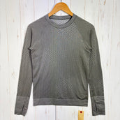 【Women's M グレー系】 Lululemon ( ルルレモン ) レスト レス プルオーバー Rest Less Pullover ウェア トップス インナー シャツ ロングスリーブTシャツ クルーネック 化繊 z00060988  化繊 ロングスリーブTシャ