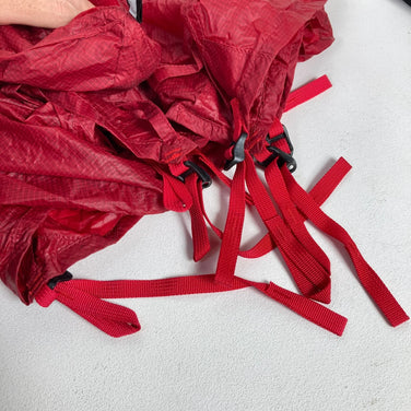 One Size Red Desert Walker Silnylon Monopole Floorless Ultralight Shelter, Nylon Camping Gear, Shelter z00054662