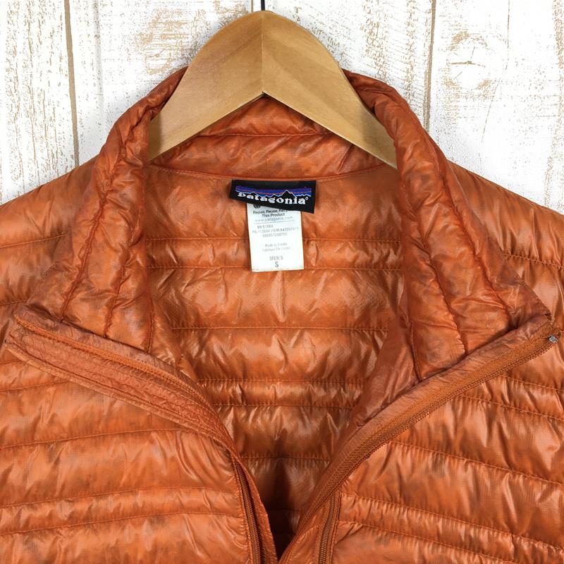 [Men's S Orange] Patagonia Ultra Light Down Jacket 800Fp Discontinued Model Hard to Find 84755 International Men's Down Insulation