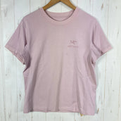 【Women's M ピンク系】 Arcteryx ( アークテリクス ) エンボイ エンブレム ショートスリーブ Envoy Emblem Short Sleeve Alpine Rose オーガニックコットン混 / ストレッチ オーガニックコットン ウェア トップ