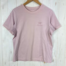 【Women's M ピンク系】 Arcteryx ( アークテリクス ) エンボイ エンブレム ショートスリーブ Envoy Emblem Short Sleeve Alpine Rose オーガニックコットン混 / ストレッチ オーガニックコットン ウェア トップ-1