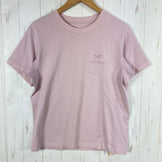【Women's M ピンク系】 Arcteryx ( アークテリクス ) エンボイ エンブレム ショートスリーブ Envoy Emblem Short Sleeve Alpine Rose オーガニックコットン混 / ストレッチ オーガニックコットン ウェア トップ