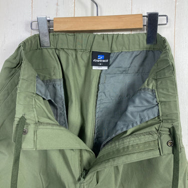 男士 M 绿色 Finetrack Camino 轻便长裤，YMAP 独家尼龙软壳长裤 (z00054294)。