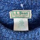 【Men's L ネイビー系】 1980s Llbean ( エルエルビーン ) ウールセーター Wool Sweater ビンテージ オリジナル 入手困難 ウール ウェア トップス アウター ジャケット フリース z00054495  フリース アウター ジャケッ-8