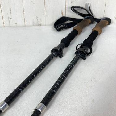 【120 ブラック系】 Alpin Loacker ( アルピン ロッカー ) カーボン プロ Carbon Pro 折りたたみ コルクグリップ 2本セット ポール ストック トレッキングポール z00060966  トレッキングポール ポール ストック