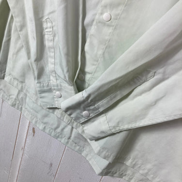 男女通用小号绿色 Yamatomichi 竹衬衫，涤纶，长袖，合成纤维，上衣，汗衫，z00053536