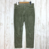 【Women's 26 グリーン系】Patagonia ( パタゴニア ) フィッテド コーデュロイ パンツ Fitted Corduroy Pants 55055 International Women's コットン ロングパンツ ボトムス ウェア - 【公式】2ndGEAR（セカンドギア）Webショップ【登山用品・アウトドア用品専門 買取販売店】