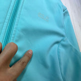 Jackwolfskin Storm Lock Softshell Jacket, Women's Medium, Blue, Polyester, Top, Outerwear, Softshell Jacket, z000547