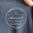 【Men's M ブラック系】 Answer4 ( アンサーフォー ) 刺繍ウサギ Long sleeve Tshirt 入手困難 ポリエステル ウェア トップス インナー シャツ ロングスリーブTシャツ クルーネック 化繊 z00057137  化繊 ロングスリー-9