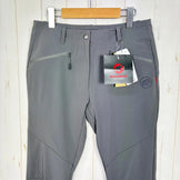 【Women's S グレー系】 Mammut ( マムート ) トレッカーズ 2.0 パンツ アジアンフィット Trekkers 2.0 Pants AF ナイロン ウェア ボトムス ロングパンツ ソフトシェル z00057655  ソフトシェル ロングパンツ ボト