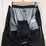 【Men's M ブラック系】 Montbell ( モンベル ) サンダーパス パンツ ナイロン 1128637 Asian Men's レインシェル ロングパンツ ボトムス ウェア - 【公式】2ndGEAR（セカンドギア）Webショップ【登山用品・アウトドア用品専門 買取販売店】