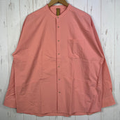 【Unisex M ピンク系】 Atelier Blue Bottle ( アトリエブルーボトル ) ハイカーズシャツ 2025 Hiker's Shirts 2025 ハクトウ ポリエステル ウェア トップス インナー シャツ ロングスリーブシャツ 化繊 z000