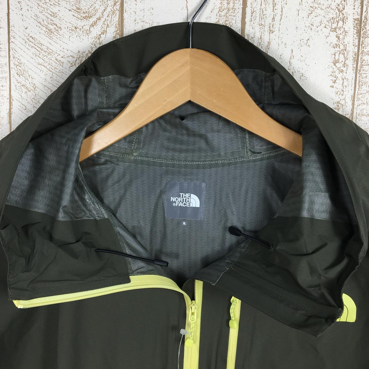 【Women's XL グリーン系】 The North Face ( ザ・ノースフェイス ) トライアンフ ジャケット Triumph Jacket 2.5L-Hyventcleard 防水透湿 レインシェル フーディ NPW11321 Asian Women's  レ