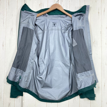 【Women's S グリーン系】 Rab ( ラブ ) ファイアウォール ライト ジャケット ウィメンズ Firewall Light Jacket Womens QWG-93 Green Slate z00058289 Green Slate レインシェル アウター