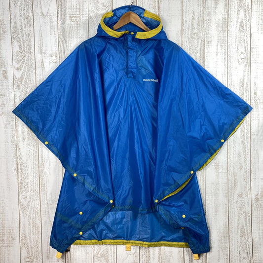 【Kid's 125 ブルー系】 Montbell ( モンベル ) トレッキング レインポンチョ キッズ Trekking Rain Poncho Kid'S ハイドロプロ レインウェア 1128285 Asian Kid's SKB Sky Blue レインシェル